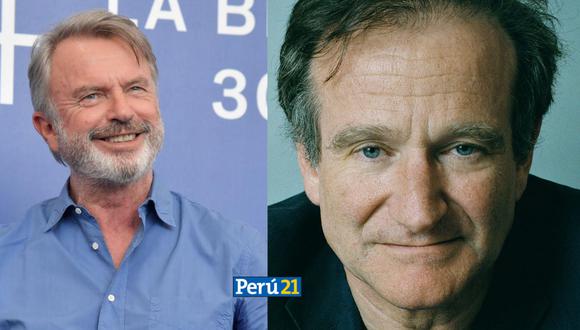 Sam Neill dio su percepción sobre Robin Williams./ Foto: Composición