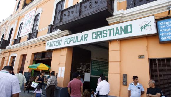 El Partido Popular Cristiano invocó a las fuerzas políticas a "ponerse por encima de casos individuales”. (Foto: Andina)