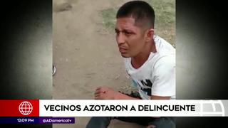 Delincuente es azotado por vecinos de Chaclacayo tras robar a una joven