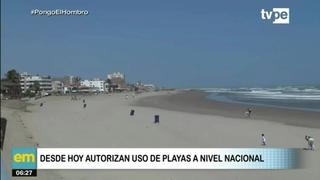 Gobierno autoriza el uso de todas las playas a nivel nacional