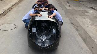 Estudiantes peruanos presentan el primer vehículo eléctrico en competencia internacional