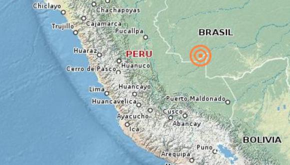 Cuatro sismos de 5.0, 6.5, 5.1 y 4.6 grados remecieron hoy jueves Ucayali, informó el IGP. (IGP)