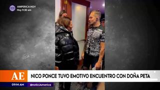 Nico Ponce sobre el encuentro con Doña Peta: “Qué honor haber interpretado a su hijo, nuestro eterno capitán”
