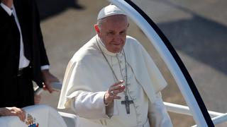 Papa Francisco rezó el 'Ave María' junto a fieles en la Nunciatura [VIDEO]