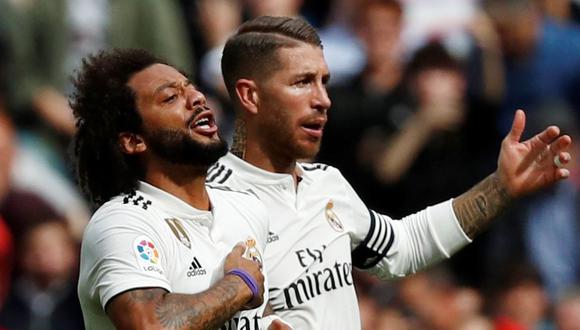 Marcelo anotó para Real Madrid, pero no alcanzó para sumar en casa. (Foto: Reuters)