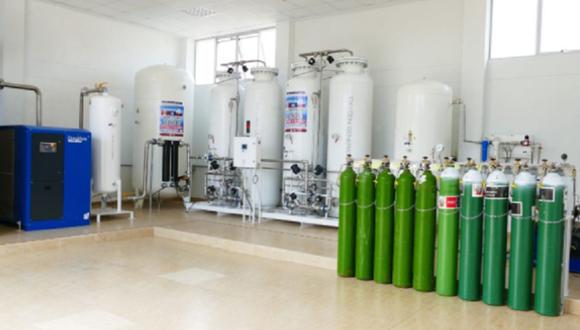Se puso en marcha planta generadora de oxigeno medicinal del Hospital Regional Lambayeque (Foto: Andina)