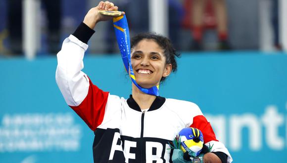 Angélica Espinoza se llevó el oro en los Juegos Parapanamericanos Santiago 2023. (Foto: EFE)