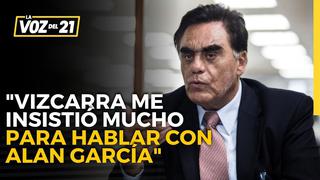 Excanciller Gonzales Posada: “Martín Vizcarra me insistió mucho para hablar con Alan García”