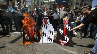 Palestinos rechazan acuerdo entre Israel y Emiratos Árabes Unidos con protestas [FOTOS]