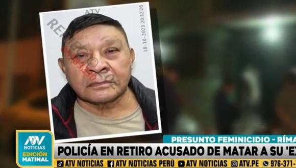 Juan Carlos Senisse es un policía en retiro (Captura de pantalla: ATV).