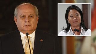 Pedro Cateriano a Keiko Fujimori: “Su padre enfrentó al terrorismo violando los derechos humanos”