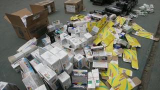 La Libertad: Decomisan más de tres toneladas de medicinas de contrabando