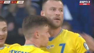 Andriy Yarmolenko le da el 1-0 a Ucrania vs. Escocia por el repechaje al Mundial Qatar 2022 [VIDEO]