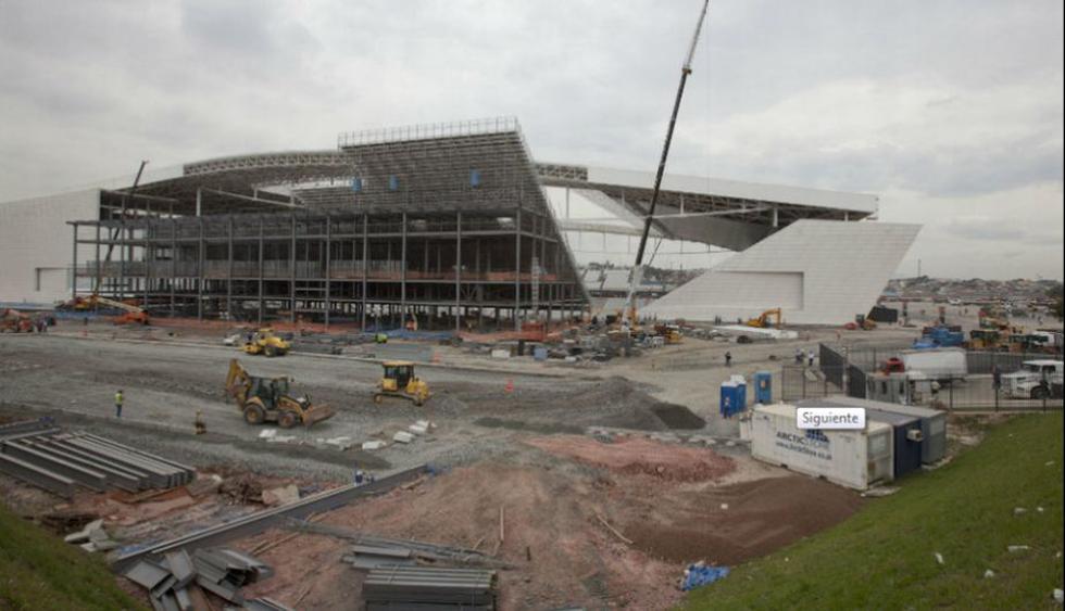 El Arena Corinthians, donde el 12 de junio Brasil jugará ante Croacia, estará listo a último momento. (Foto: Canchallena.com)