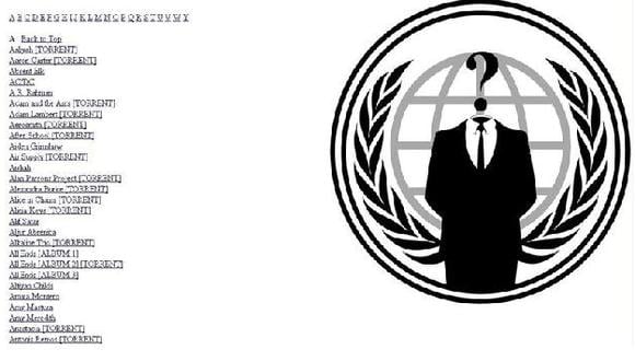 Hackers protestan contra la denominada ‘Ley SOPA’. (Internet)