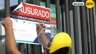 Clausuran sede del Banco de la Nación donde murió una mujer tras caída de mampara [VIDEO]