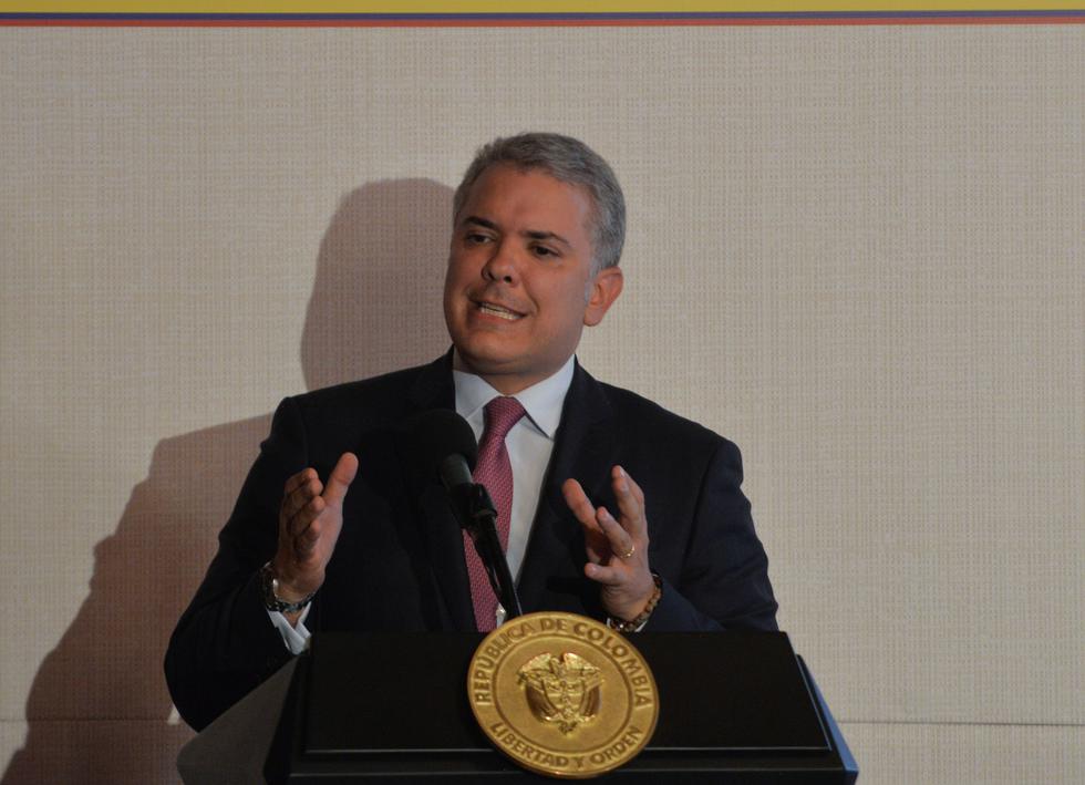 Iván Duque, Presidente de Colombia (AFP)