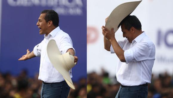 Ollanta Humala dijo ser el único presidente que ha recorrido todo el Perú. (Luis Centurión)