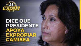 Vicepresidenta Boluarte indicó que presidente Castillo está de acuerdo con expropiar gas de Camisea