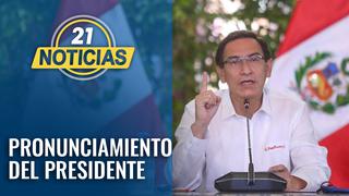 Pronunciamiento del presidente Martín Vizcarra
