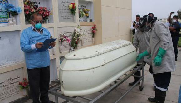 El cadáver de la menor fue trasladado a la morgue de Chiclayo. (JUAN MENDOZA