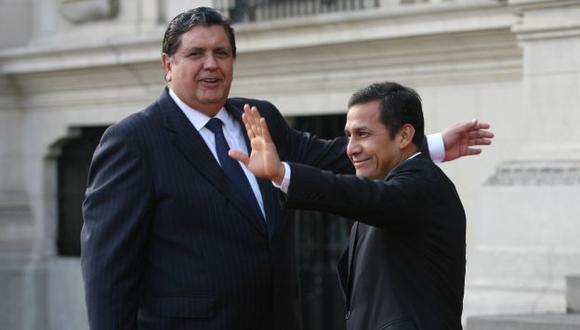 Alan García y Ollanta Humala no dejan de lado sus diferencias. (Perú21)