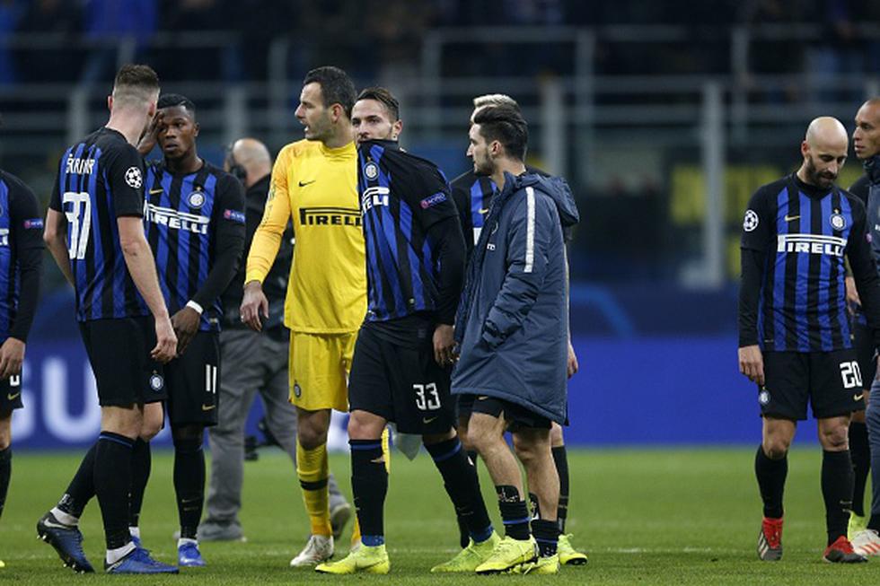 Inter de Milán no pudo con el colero PSV y se quedó fuera de octavos de Champions. (Getty)