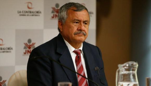 Francisco Távara, presidente del JNE negó que favoreciera a APP. (Roberto Cáceres)