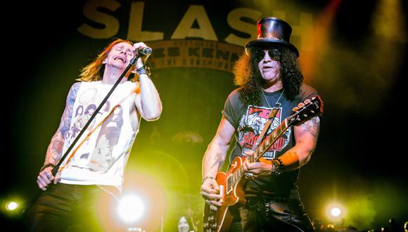 Las puertas para el concierto de Slash se abrirán a las 7 pm. (AFP).