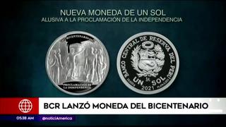 BCR emite moneda de plata alusiva al Bicentenario del Perú