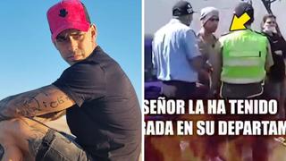 Policía interviene a Diego Chávarri tras ser acusado de secuestrar a joven en su departamento | VIDEO