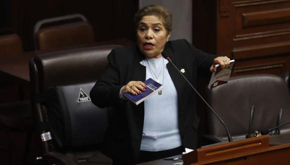 Luz Salgado: “Mercedes Araoz recibió amenazas previo a su renuncia a la vicepresidencia”. (Foto: Hugo Pérez/GEC)