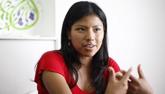 Indira Huilca asegura que el Frente Amplio será oposición y no parte del gobierno. (Renzo Salazar/Perú21)