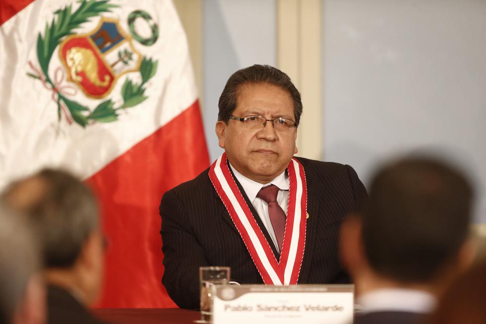 Pablo Sánchez manifestó que un fiscal debe ser honesto y respetar la ley. (Renzo Salazar)