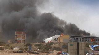 Chumbivilcas: desconocidos incendian campamento de minera Anabi
