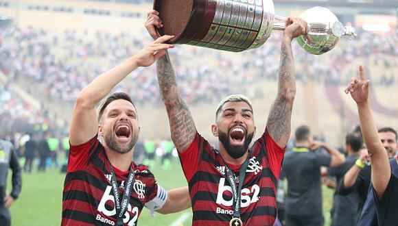 'Gabigol' anotó los dos goles que hicieron campeón al Flamengo en la Copa Libertadores 2019. (Getty Images)
