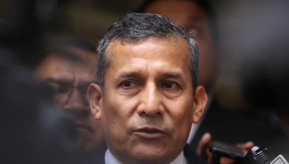 El expresidente Ollanta Humala emitió su voto en el colegio Cristo Salvador, en Surco. (Foto: GEC)