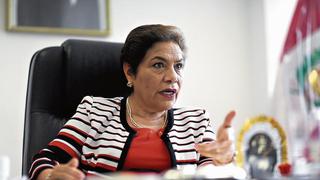 Luz Salgado dice que en Fuerza Popular no se ha hablado de vacancia presidencial