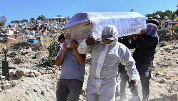 Número de muertes y contagios por COVID-19 en Perú continúa en aumento. (Foto: Diego Ramos / AFP)