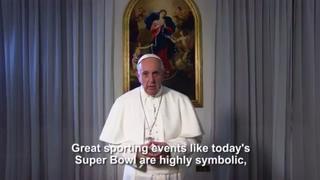 Super Bowl recibió la bendición en español del Papa Francisco [Video]