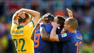 Brasil 2014: Holanda pasó del susto a la alegría ante Australia