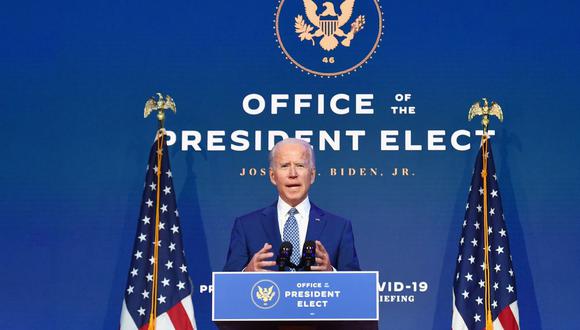 Joe Biden criticó la actitud de Donald Trump y aseguró que tiene muchas consecuencias en la planificación de su gobierno. (Angela Weiss / AFP).