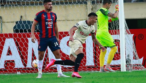 Dos Santos anotó en el empate 1-1 entre Universitario y Cerro Porteño. (Foto: GEC)