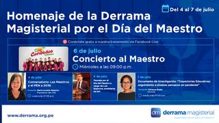 Derrama Magisterial presenta ciclo de actividades culturales y educativas como homenaje por el Día del Maestro