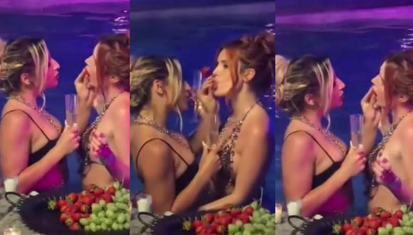 Bella Thorne se besa con Abella Danger para sorprender a sus fans previo a estrenar ‘Shake it’