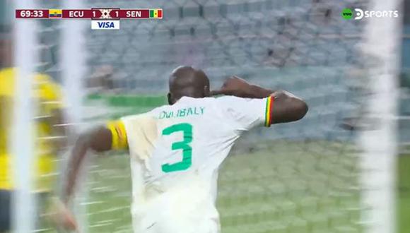 Gol de Koulibaly para el 2-1 de Ecuador vs. Senegal en el Mundial Qatar 2022. (Foto: DirecTV Sports)