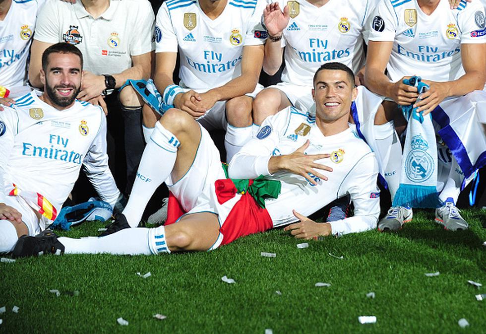 Cristiano Ronaldo consiguió 49 títulos como jugador del Real Madrid. (Getty)