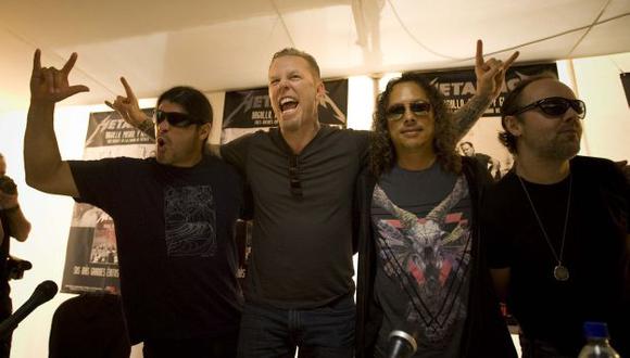Metallica se volverá a presentar en Lima este 20 de marzo. (USI)