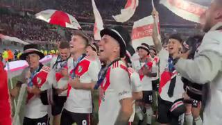 Gran alegría por el título: así celebró el River Plate de Marcelo Gallardo [VIDEO]