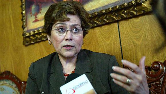 Gladys Echaíz rechazó imputaciones en su contra. (Andina)